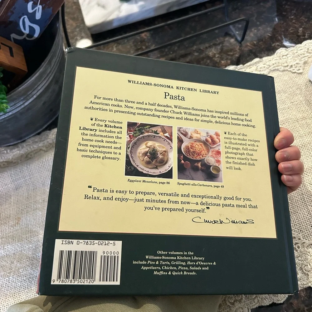 Williams Sonoma Kitchen Library Pasta Cookbook